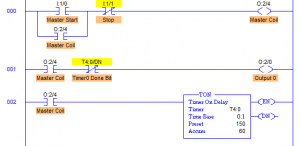 PLC Program to Operate 4 Outputs Simultaneously with Time Delay ...