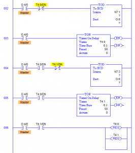 PLC Program to Store Data of Various Process Sequentially - Sanfoundry