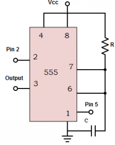 555 Timer as a Monostable Multivibrator Questions and Answers - Sanfoundry