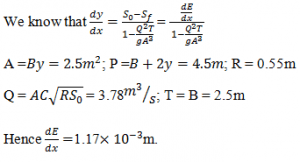 Gradually Varied Flow Questions and Answers - Sanfoundry