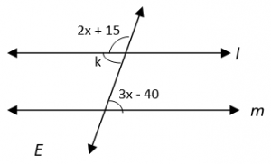 Parallel Lines and Transversal 4 - Class 9 Maths MCQ - Sanfoundry