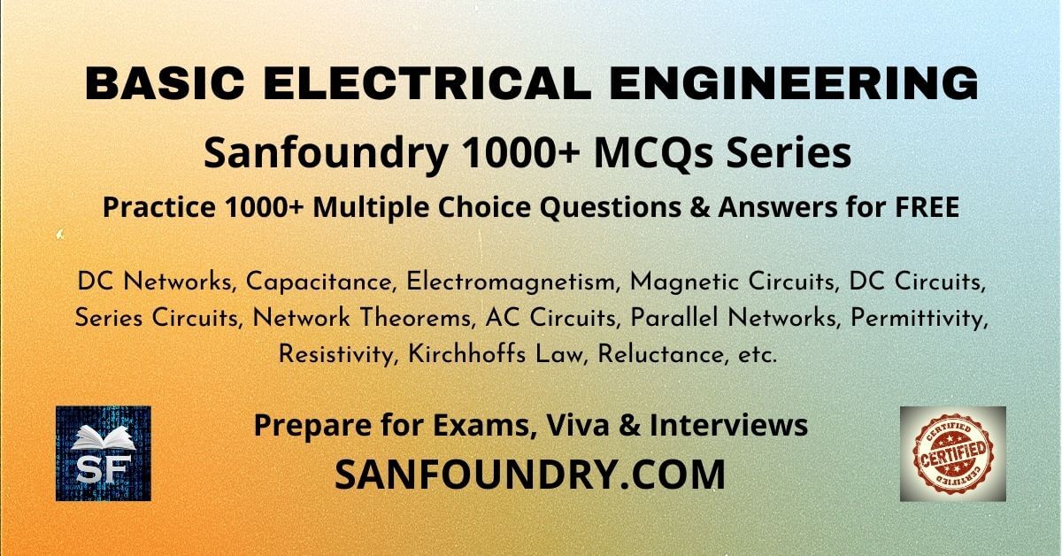 Basic Electrical Engineering Questions And Answers - Sanfoundry