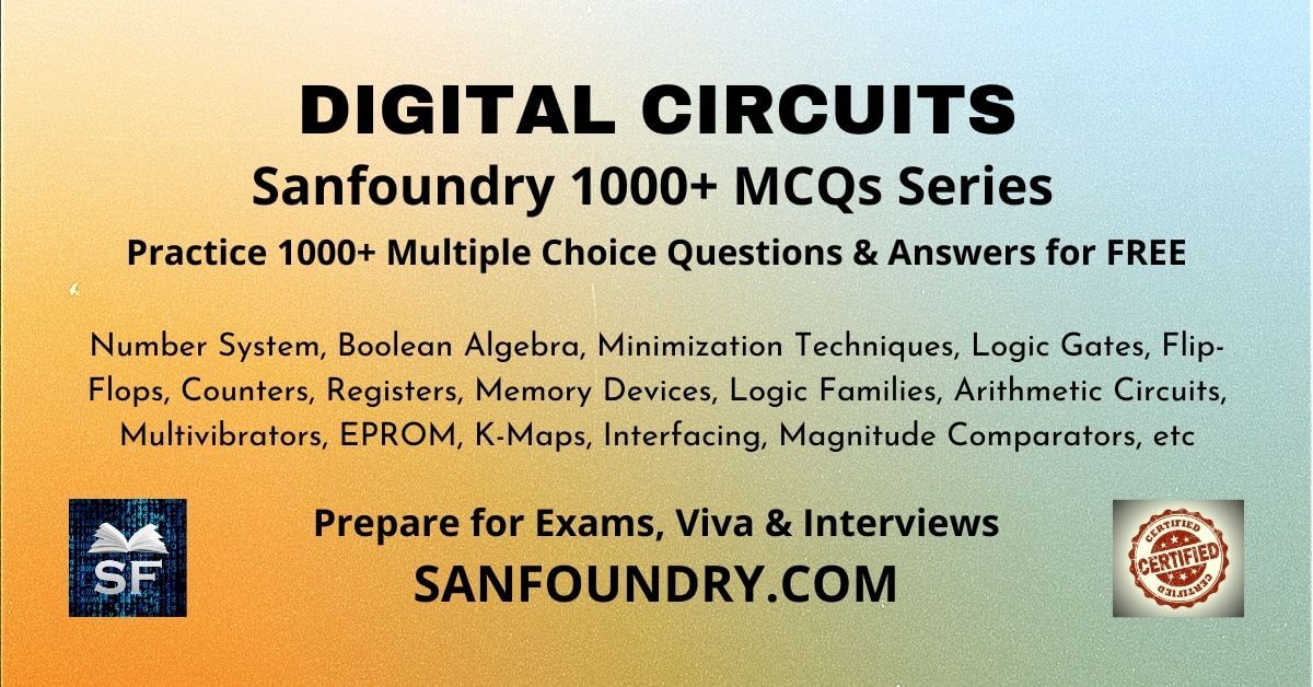 Digital Circuits Questions And Answers - Sanfoundry