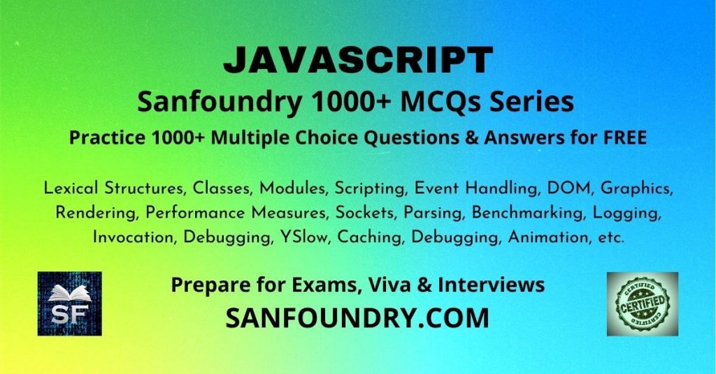 1000 Javascript MCQs For Freshers & Experienced | Sanfoundry