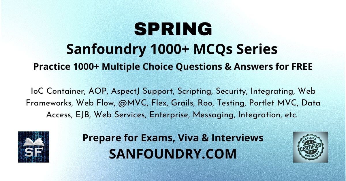 Spring Questions and Answers - Sanfoundry