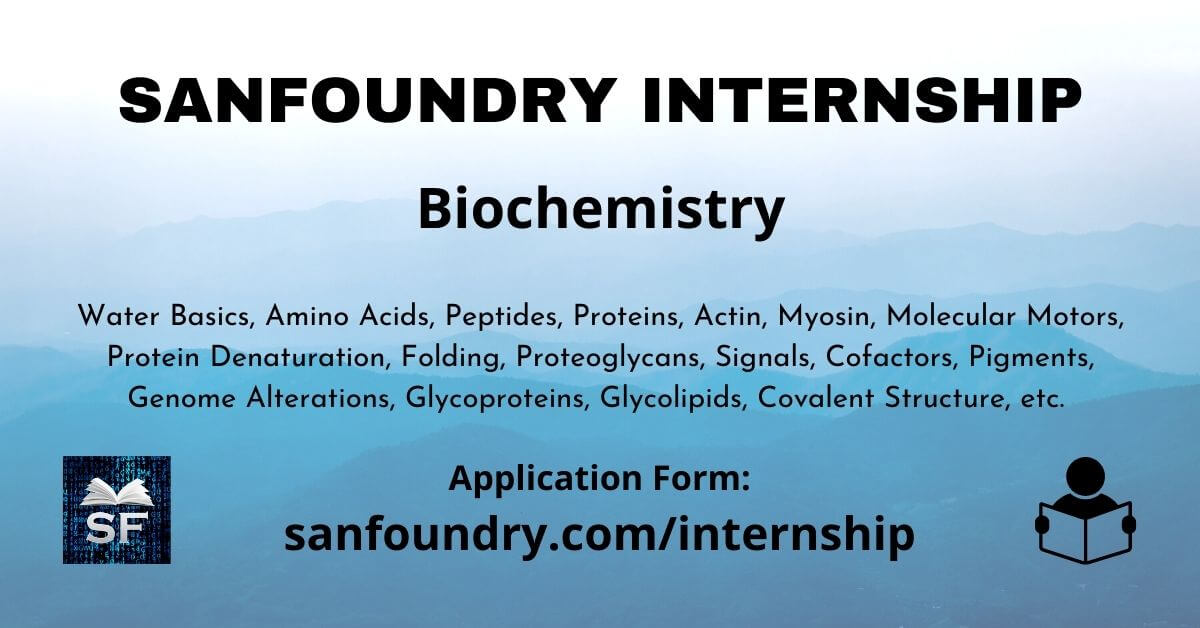 Biochemistry Internship Sanfoundry