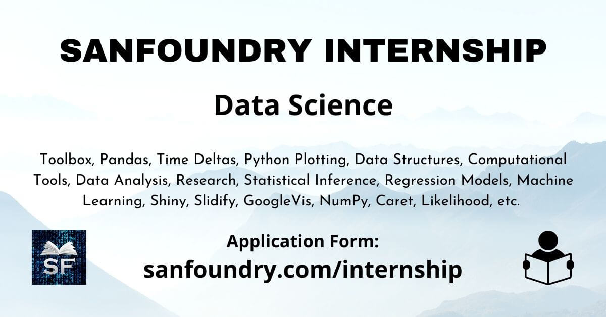 Data Science Internship Sanfoundry