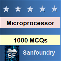 Microprocessor MCQ - Multiple Choice Questions and Answers