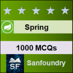 Spring MCQ (Multiple Choice Questions) - Sanfoundry